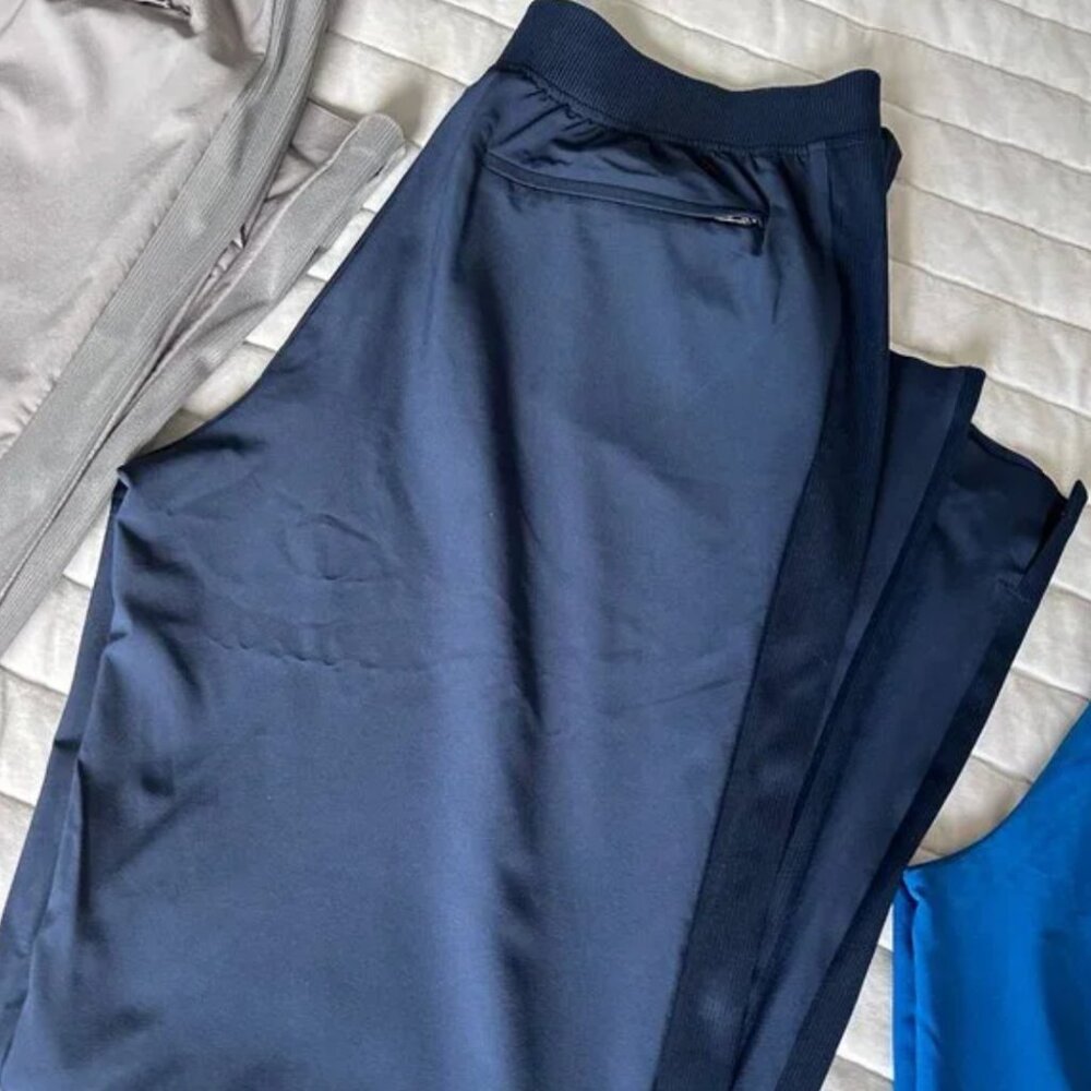 Athleta Brooklyn Mid Rise Ankle Pant Navy Blue 12 Tall